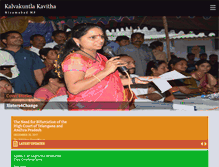 Tablet Screenshot of kavithakalvakuntla.org